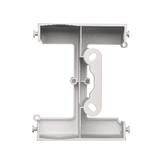 Simon 55 Puszka natynkowa do ramek LINE/DUO – element rozszerzający puszkę pojedynczą składaną TSC do ramek wielokrotnych Wysokość: 40mm Aluminium mat TSH/143 KONTAKT