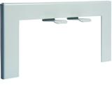 tehalit.BRP Maskownica przebicia 65x130 stalowa jasnoszara BRP65130W7035 HAGER