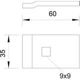 ZACISK 60X35X5 MM FT