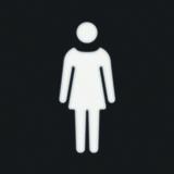 BERKER W.1 Folia do sygnalizatora świetlnego symbol kobieta 19058002 HAGER