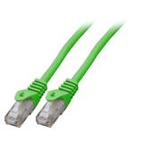 Patchcord RJ45 U/UTP kat. 6 LSZH CCA zielony 0,5m