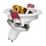 FONDI RC ramka dekoracyjna oprawy punktowej, MR16/GU10 max. 50W, okrągła, stała, aluminiowa, biało-z