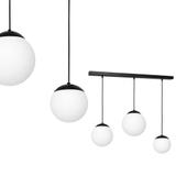 Milagro lampa wisząca Lima 3xE14 czarno/biała MLP6524