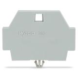 ścianka końcowa ze stopką montażową