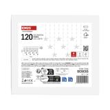 Świąteczna girlanda LED – gwiazdki 170 x 85 cm 3 baterie AA IP44. zimna biała timer EMOS