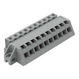 MCS-MIDI Classic gniazdo kątowe 10-bieg. szare raster 5 mm /25szt./ WAGO