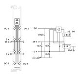 moduł 4DO 24V DC 0,5A WAGO