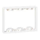 Simon Connect Element pogłębiający do obudów podtynkowych i natynkowych S500 3-modułowych aluminium