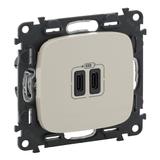 Valur:K Ładowar 2Xusb Typ C 3A 755346 LEGRAND