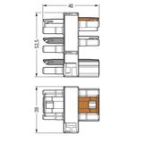 WINSTA rozgałęźnik sterowanie oświetl. świecz. czarny