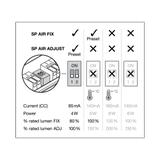 Oprawa SP AIR FIX P 6W 930 PS DIM IP65 SI