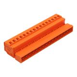 MCS-MIDI Classic wtyk 16-bieg. pomarańczowy raster 5,08 mm /25szt./ WAGO