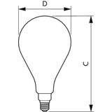 LED giant 25W E27 A160 4000K smoky D