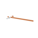 ZX2238 Szyna miedziana 30x5mm szerokość 3PW 750mm V1, A1 (do samodzielnego montażu)