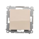 Simon 54 Przycisk pojedynczy zwierny bez piktogramu 16A z. śrub. kremowy