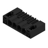 SU 10.16HP/04/90SF 3.5AG BK BX Wtyki PCB (złącza płyty), 10.16 mm, Liczba biegunów: 4, kąt odejścia: 90° /30szt./ 1851060000 WEIDMÜLLER