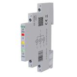 Lampka kontrolna zasilania 1/3S 3xLED CZERWONA/ŻÓŁTA/ZIELONA LK-703K F&F