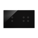 Simon 54 Touch Panel dotykowy S54 Touch 2 moduły 2 pola dotykowe pionowe + 4 pola dotykowe zastygła lawa DSTR234/73 KONTAKT