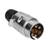 Wtyczka przyczepy aluminiowa 7 pinów 12/24V OR-AE-1385 ORNO
