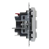 Suno Łącznik Rolet - 6 Ax - 250V - 3 Pozycyjny: Góra Dół Stop - Bezpośrednie Sterowanie Roletami Aluminium 721339 LEGRAND