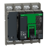 Wyłącznik mocy ComPacT NS1600H 70kA przy 415VAC 4P stacjonarny sterowanie ręczne MicroLogic 5.0 16 C160H450FM Schneider