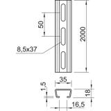 SZYNY PROF.OTW.37X8,5 2M OC.S.