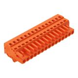 MCS-MIDI Classic gniazdo 15-bieg. pomarańczowe raster 5,08 mm /25szt./ WAGO