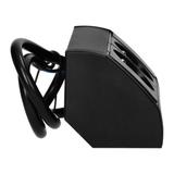 Gniazdo meblowe narożne z bolcem czarne kuchnia OR-GM-9005/B