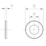 966/ M10, PODKŁADKA M10 OC.OGN.
