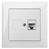 GPT SENTIA RJ45 komputerowe białe  IP 20 biała