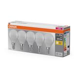 Lampa LED BASE Classic P40 4,9W/827 230V plastik E14 FS5 OSRAM