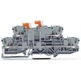 TOPJOBS złączka 2-piętrowa 2,5 mm2 szara