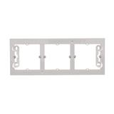 Simon 54 Premium Puszka natynkowa 3-krotna do ramek PREMIUM. Głębokość 35mm biały