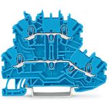 TOPJOB S złączka przelotowa 2-przewodowa niebieska