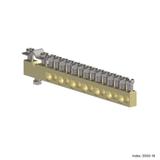 MSF Listwa zaciskowa L-15 mosiężna
