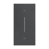 LIVING NOW 'MY HOME' - KLAWISZ Z SYMBOLEM  GÓRA/DÓŁ  - 2 MODUŁY - CZERŃ, Bticino