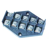 ZPT4-4.0 ,  Płytka odgałęźna serii ZPT, 4,0mm2, 4 tory, czarny