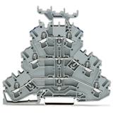 TOPJOBS złączka 3-piętrowa 2,5 mm2 L/L/N szara