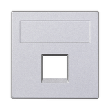 Simon Connect Płytka S500 1x RJ bez osłon Reichle de Massari (R&M) aluminium