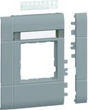 tehalit.WA Maskownica 120mm 1-kr 50x50mm pole opis. PC-ABS bezhalog. lakier alu GR1202BLAN HAGER
