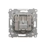 Simon 55 Gniazdo antenowe R-TV końcowe separowane 1x Wejście: 5÷862 MHz Aluminium mat TAK.01/143 KONTAKT