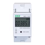 Wskaźnik zużycia energii elektrycznej 1-fazowy 230 VAC 60 A 2 moduły NEL-01-60 F&F