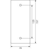 Uchwyt kabla siłowego KO90 37.90 OPATÓWEK