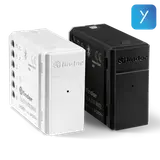 Elektroniczny przekaźnik bistabilny 2 Z; 6A; 110…230V AC; YESLY BLE szary antracyt