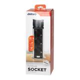 Gniazdo meblowe O6cm wysuwane z blatu z ładowarką USB i przewodem 1,5m 3x2P+Z (Schuko) 2xUSB (typ OR