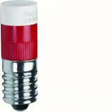 Żarówka LED E10 czerwony Berker 167801 WDA2727R HAGER
