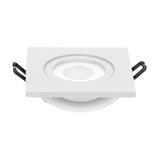 DARI S ramka dekoracyjna oprawy punktowej, MR16/GU10 max 50W, kwadrat, biała IP44 AD-OD-6171/W ORNO