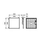 Panel LED Coreline RC132V G6 48S/940 PSD W60L60 OC IP65 PHILIPS