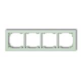 DECO Ramka uniwersalna podczwórna z tworzywa DECO Pastel Matt miętowy