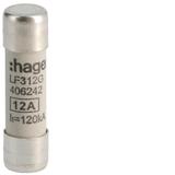 Wkładka bezpiecznikowa cylindryczna CH-10 10x38mm gG 12A 500VAC LF312G HAGER
